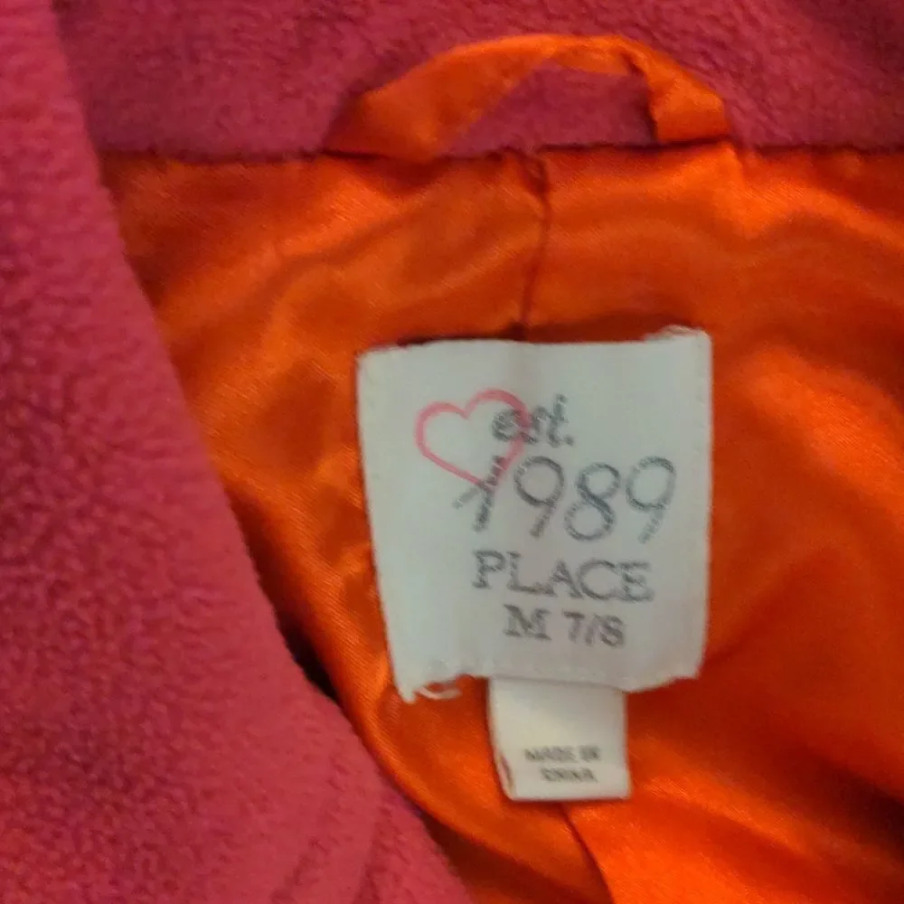 The Children's‎ Place Pink fleece jacket size 7/8 youth